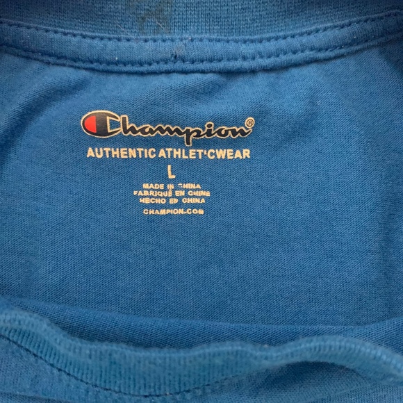 Boys T-Shirts Lot of 4 Sz 10-12 Champion Surf Camo Football - Picture 9 of 16